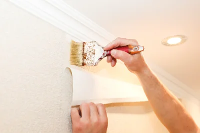 Pose de papier peint à Thurins — revêtements muraux et toiles de verre